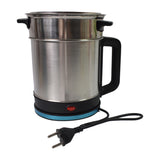 Soup Pot With Lid Stainless Steel Multi Cooker Kettle (800W - 2.5 Ltr.)