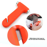 Car Safety Hammer Emergency Escape Tool with Seat Belt Cutter and Vehicle Window Glass Breaker (Pack of 1)