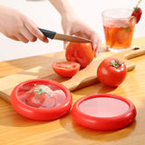Vegetable Container Premium Fruits Saver Keeper for Kitchen Organization (ROUND SHAPE - 1 Pc)