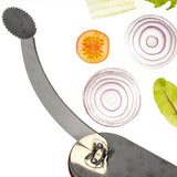 Steel Vegetable Cutter Premium Quality Cutter For Fruit  Vegetable  Meat Cutting Use ( Color Box )