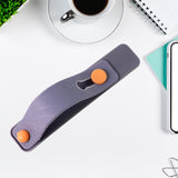 Dark Grey Phone Loop Finger Holder Phone Grip Straps Silicone Phone Finger Strap (1 Pc)