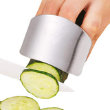 Finger Guards for Cutting, Stainless Steel 304 Finger Guard for Cutting Food, Finger Protectors, Finger Protector, Avoid Hurting When Slicing and Dicing, 1 Piece