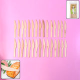 165mm Wooden Knife  30 Pcs Pack