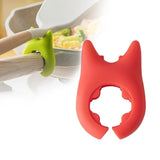 Plastic Pot Holder ,Anti-Slip Spatula Pot Spoon Holder 1 PC