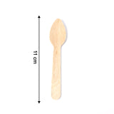 110mm Wooden Tea Spoon  30 Pcs Pack