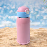 Thermos Steel Double Wall Vacuum Bottle With Cover  Strap ( 600ML Approx.)