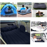 Premium Car Inflatable Bed with Pump & 2 Air Pillow Quick Inflatable , Back Seat Bed , Car Inflatable Mattress , Car Bed Mattress , Car Bed For Kids & Adult ,Travel, Trip, Camping, Picnic, Pool & Beach Universal Fit