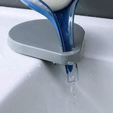 Soap Holder for Bathroom Leaf Shape Self Draining Plastic Soap Dish Tray Stand Cady Kitchen Sink Bathroom Accessories No Drilling Multi Color (Leaf-Shape-1)