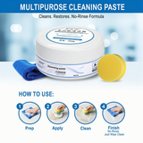 White Shoe Cleaning Cream – 260GM, No-Wash Sneaker Cleaner & Shoe Whitener , Leather & Sports Shoe Stain Remover