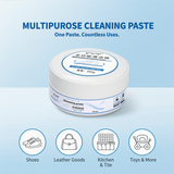 White Shoe Cleaning Cream – 260GM, No-Wash Sneaker Cleaner & Shoe Whitener , Leather & Sports Shoe Stain Remover