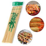 Natural Bamboo Wooden Bamboo Skewers Sticks| Barbeque Stick for Microwave Oven and Pan | Wooden Skewers for Grilling Kabab Stick | Barbeque Grill Stick
