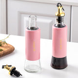 300 ML Olive Oil Dispenser Bottle Leakproof Condiment Glass Container Non- Drip Spout Soy Sauce Vinegar Cruet Bottle For Kitchen Cooking BBQ Fry For Kitchen Home