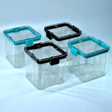 4 PC SQUARE CONTAINER 700 ML USED FOR STORING TYPES OF FOOD STUFFS AND ITEMS