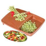 Cut N Wash Box And Tray Used In All Kinds Of Household Kitchen Purposes For Cutting And Washing Within Of Fruits And Vegetables.