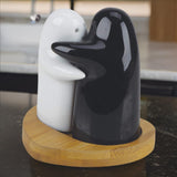 Ceramic Salt And Pepper Seasoning And Spice Shakers Cute (2 Pcs - Set)