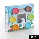 Non-toxic Creative 50 Dough Clay Mold 5 Different Colors (Pack Of 6 Pcs)