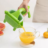 Manual Juicer - Fruit Juice Squeezer - Easy Manual Handheld Fruit Juicer – Heavy Duty, Large Capacity, Portable Citrus Press - Citrus, Fruit Juice Squeezer | Multicolor-1 PC