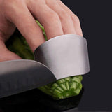 Finger Guards for Cutting, Stainless Steel 304 Finger Guard for Cutting Food, Finger Protectors, Finger Protector, Avoid Hurting When Slicing and Dicing, 1 Piece