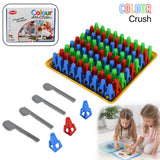 Plastic Color Crush Game Board |A Puzzle Game Challenges Educational Board Games Game For Kids  Adults Birthday gift(1 Set)