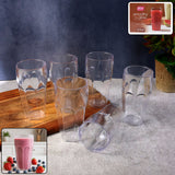 Supermom Transparent Smoothy Glass Set (Approx 300ml  6 Pc)