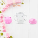 Leakproof Baby Milk Mug Sippy Cup for Kids Lightweight and Durable Design, Double Side Handle Perfect for Carry, Nursing Dishwasher Safe and Easy to Clean, 250 ml Capacity (Pack of 1)