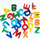 Kids Educational Toys Magnetic Capital Alphabets (A to Z) Letters to Learn Spelling (Multicolor)