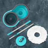 Quick Spin Mop Plastic Spin Bucket Floor Cleaning Easy Wheels  Big Bucket Floor Cleaning Mop With Bucket