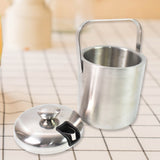 Stainless Steel Ice Buckets With Lid Double-Walled Bar Ice Bucket Set for Home Bar and Parties(1.3 Liters Approx)