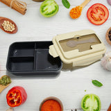 Lunch Box Flex Lock Plastic Liner Lunch Container Portable Tableware Set For Kid Adult Student Children Keep Food Warm