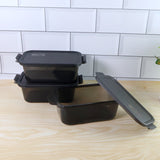 Rectangular Food Storage Containers - (3 Pc  Set)