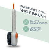 Multi Purpose Liquid Filling Shoe Cleaning Brush , Shoe Cleaning Brush with Soap Dispenser