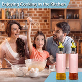300 ML Olive Oil Dispenser Bottle Leakproof Condiment Glass Container Non- Drip Spout Soy Sauce Vinegar Cruet Bottle For Kitchen Cooking BBQ Fry For Kitchen Home