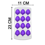 4869 Mix Design Ice Trays With Lid For Freezer With Easy To Release Flexible Silicone Shape Ice Cavity.