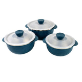 Apex Microwave-safe Serving Bowl 3 Pcs Set (700ml 1000ml 1400ml)