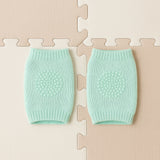 Mint Green Toddler Wool Knit Leg Warmer (Knee Guard)