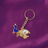 Premium Krishna-themed Decorative Metal Keychain
