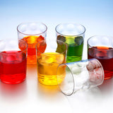 6 Pcs Plastic Unbreakable Multi-Purpose Transparent Water/Juice Glass Set (300 ML,Clear)