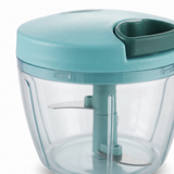 Three blade manual food chopper