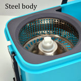 Quick Spin Mop Plastic Spin Bucket Floor Cleaning Mops With Bucket |Easy Wheels  Big Bucket Floor Cleaning Mop