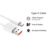 Type-C Fast Charging Data Cable for All C-Type Mobile Devices (Length 1 MTR / 1 Pc)