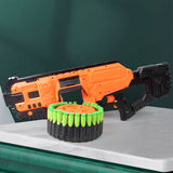 Street Viper Gun, Amazing Toy Gun, Gun for Children, With 30 Soft Bullets for Youth Safety, Children's Wheel Soft Bullet Gun, Gift Toys (1 Set)