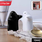 Ceramic Salt And Pepper Seasoning And Spice Shakers Cute (2 Pcs - Set)