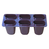 Plastic Ice Candy Maker Kulfi Maker Moulds Set With 6 Cups (Multicolor)