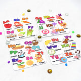 Learning ABCD Jigsaw Toy Puzzle For Children (4 Puzzles Pack)