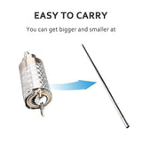 Magic Toy Metal HIGH Elasticity Steel Silver Appearing Cane Magic Toy Magic Steel