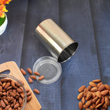 Multipurpose Stainless Steel Airtight Containers With See Through Lid (1 Pc  1000 ML)
