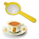 Plastic Medium Tea and Coffee Strainers Chai Chalni Multicolor Double Layered Net Tea Filter Tea Galan Chalni for Kitchen