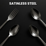 Stainless Steel Cutlery Set With Elegant Storage Stand (24 Pc)
