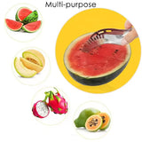 3 in1 Stainless Steel Watermelon Cantaloupe Slicer Knife Corer Fruit Vegetable Tools For Kitchen (1 Pc)