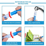 Magic Water Quick Dry Book Water Coloring Book Doodle With Magic Pen Painting Board